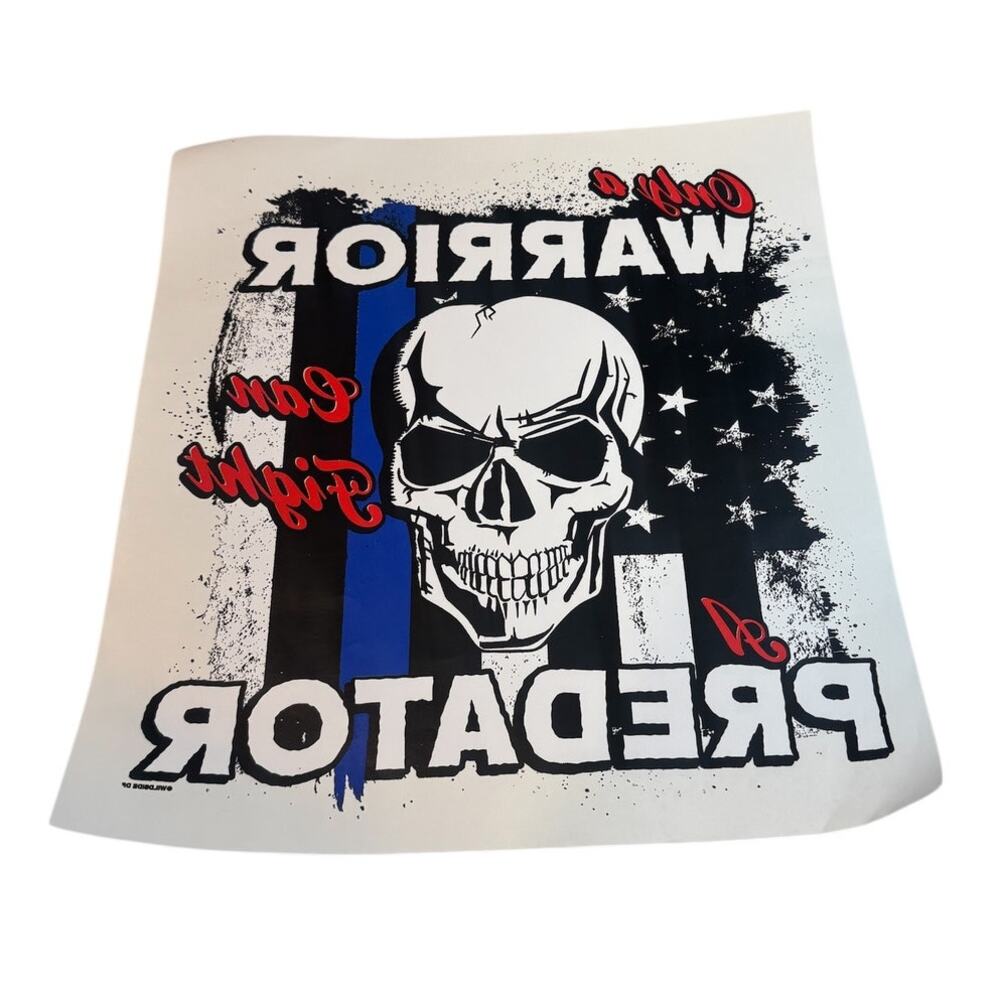 Iron On T-Shirt Heat Transfer Wild Side Warrior